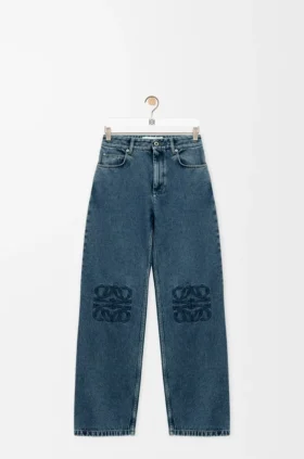 Anagram Baggy Jeans in Denim