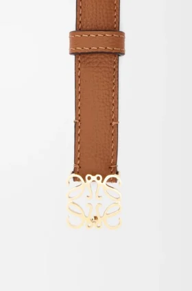 Anagram Belt in Pebble Grain Calfskin Anagram Belt in Pebble Grain Calfskin