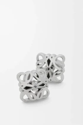 Anagram Bombé Earrings in Sterling Silver Anagram Bombé Earrings in Sterling Silver