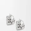 Anagram Bombé Hoop Earrings in Sterling Silver