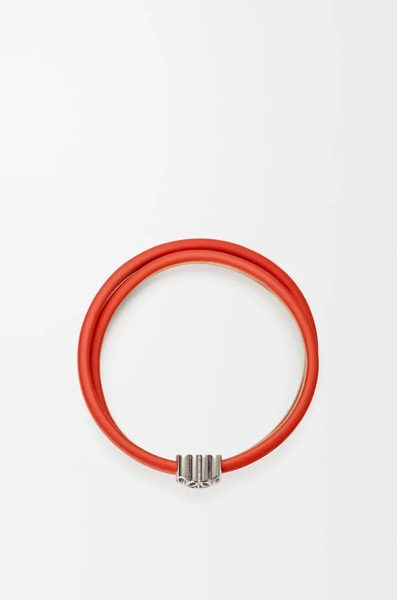 Anagram Bombé Twist Bracelet in Calfskin Anagram Bombé Twist Bracelet in Calfskin