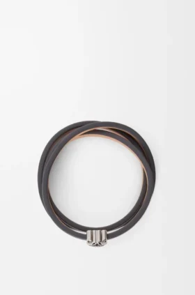 Anagram Bombé Twist Bracelet in Calfskin Anagram Bombé Twist Bracelet in Calfskin
