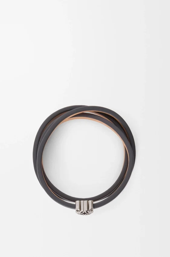 Anagram Bombé Twist Bracelet in Calfskin Anagram Bombé Twist Bracelet in Calfskin