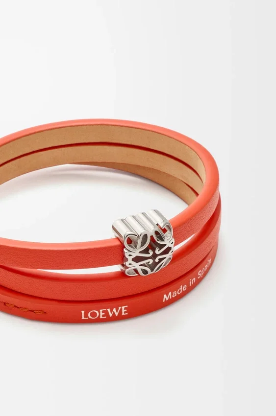 Anagram Bombé Twist Bracelet in Calfskin Anagram Bombé Twist Bracelet in Calfskin