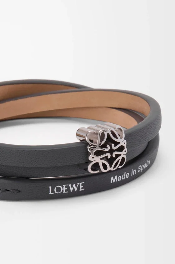 Anagram Bombé Twist Bracelet in Calfskin Anagram Bombé Twist Bracelet in Calfskin