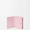 Anagram Compact Wallet in Pebble Grained Calfskin