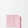 Anagram Compact Wallet in Pebble Grained Calfskin