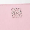 Anagram Compact Wallet in Pebble Grained Calfskin
