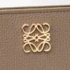 Anagram Compact Wallet in Pebble Grained Calfskin Anagram Compact Wallet in Pebble Grained Calfskin