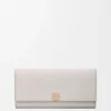 Anagram Continental Wallet in Pebble Grained Calfskin