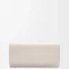 Anagram Continental Wallet in Pebble Grained Calfskin