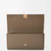 Anagram Continental Wallet in Pebble Grained Calfskin