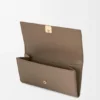 Anagram Continental Wallet in Pebble Grained Calfskin