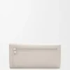 Anagram Continental Wallet in Pebble Grained Calfskin