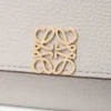 Anagram Continental Wallet in Pebble Grained Calfskin