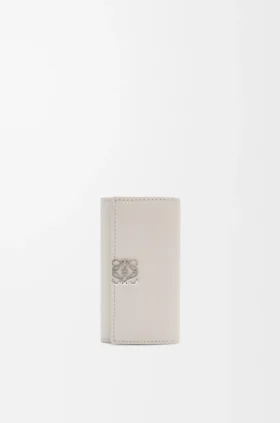 Anagram Key Case in Pebble Grained Calfskin