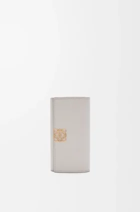Anagram Key Case in Pebble Grained Calfskin
