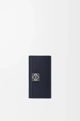 Anagram Key Case in Pebble Grained Calfskin