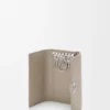 Anagram Key Case in Pebble Grained Calfskin
