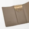 Anagram Key Case in Pebble Grained Calfskin