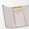 Anagram Key Case in Pebble Grained Calfskin