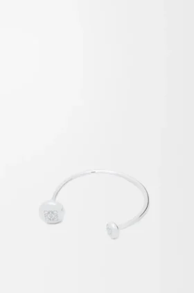 Anagram Pebble Cuff in Sterling Silver Anagram Pebble Cuff in Sterling Silver