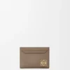 Anagram Plain Cardholder in Pebble Grained Calfskin