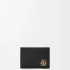 Anagram Plain Cardholder in Pebble Grained Calfskin