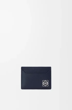 Anagram Plain Cardholder in Pebble Grained Calfskin