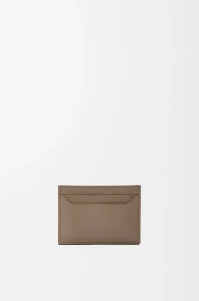 Anagram Plain Cardholder in Pebble Grained Calfskin