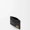 Anagram Plain Cardholder in Pebble Grained Calfskin