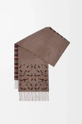Anagram Scarf in Silk and Cashmere