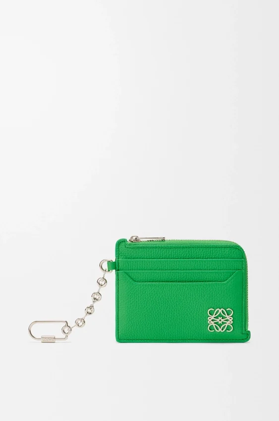 Anagram Square Coin Cardholder in Pebble Grained Calfskin Anagram Square Coin Cardholder in Pebble Grained Calfskin
