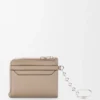 Anagram Square Coin Cardholder in Pebble Grained Calfskin Anagram Square Coin Cardholder in Pebble Grained Calfskin