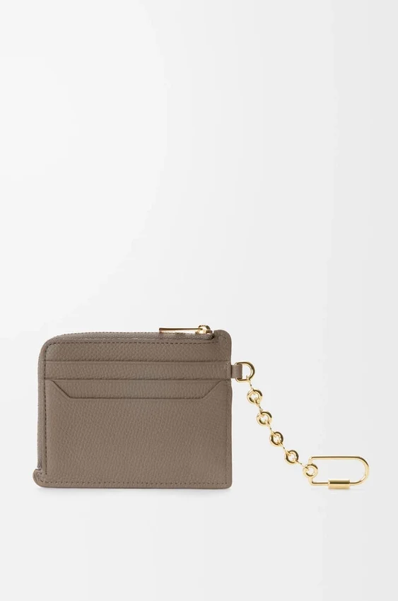 Anagram Square Coin Cardholder in Pebble Grained Calfskin Anagram Square Coin Cardholder in Pebble Grained Calfskin