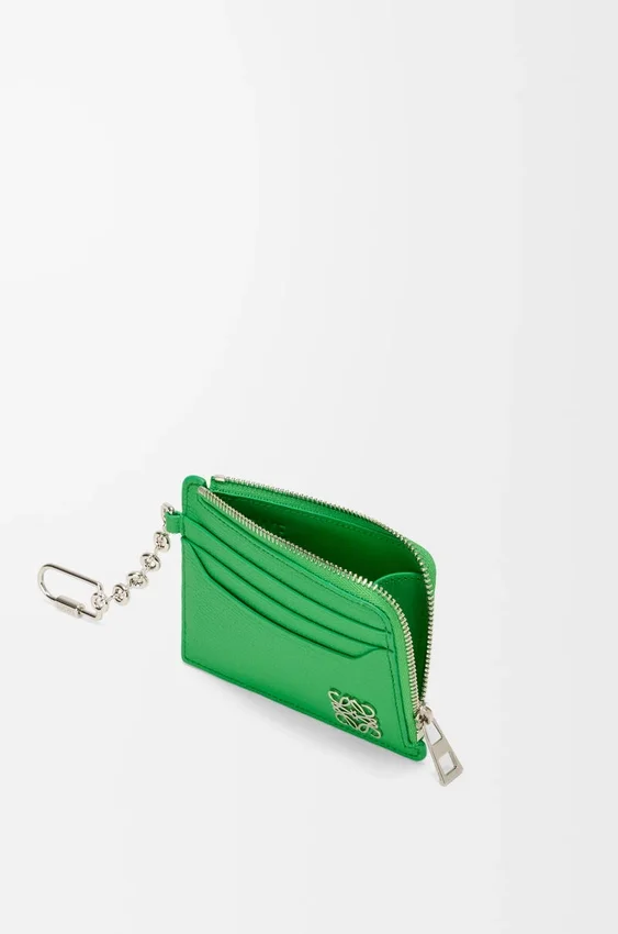 Anagram Square Coin Cardholder in Pebble Grained Calfskin Anagram Square Coin Cardholder in Pebble Grained Calfskin