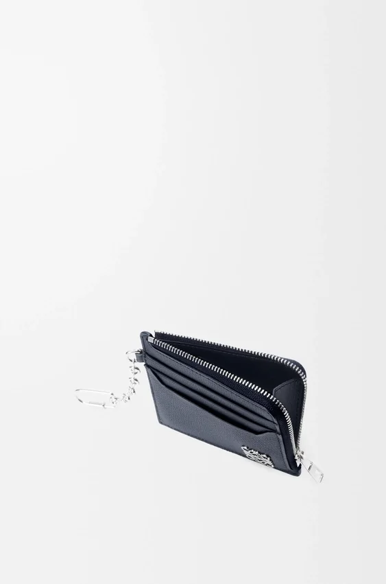 Anagram Square Coin Cardholder in Pebble Grained Calfskin Anagram Square Coin Cardholder in Pebble Grained Calfskin