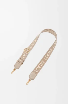 Anagram Strap in Jacquard and Calfskin