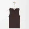 Anagram Tank Top in Stretch Viscose Anagram Tank Top in Stretch Viscose