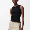 Anagram Tank Top in Stretch Viscose Anagram Tank Top in Stretch Viscose