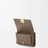 Anagram Trifold Wallet in Pebble Grained Calfskin
