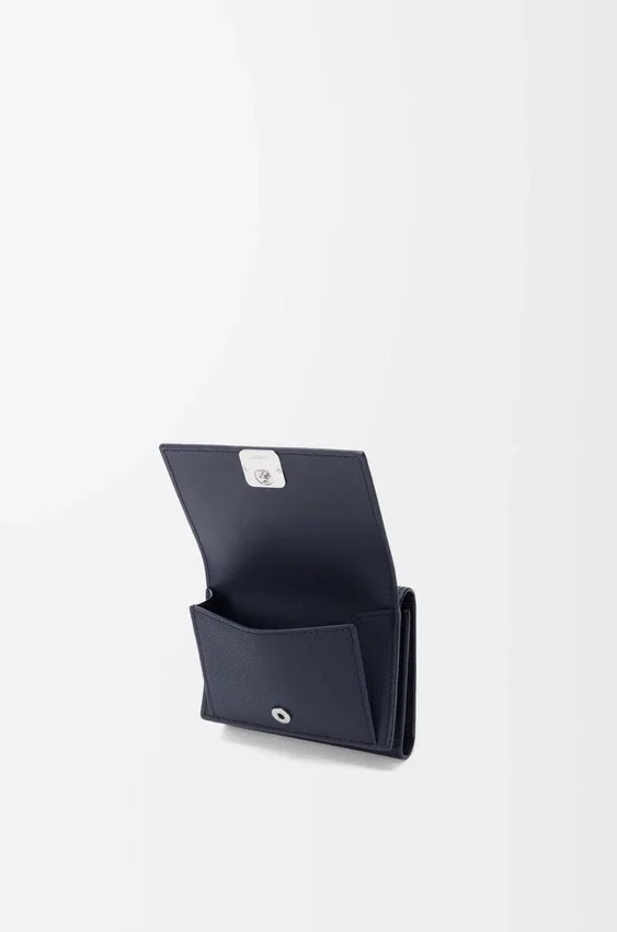 Anagram Trifold Wallet in Pebble Grained Calfskin Anagram Trifold Wallet in Pebble Grained Calfskin