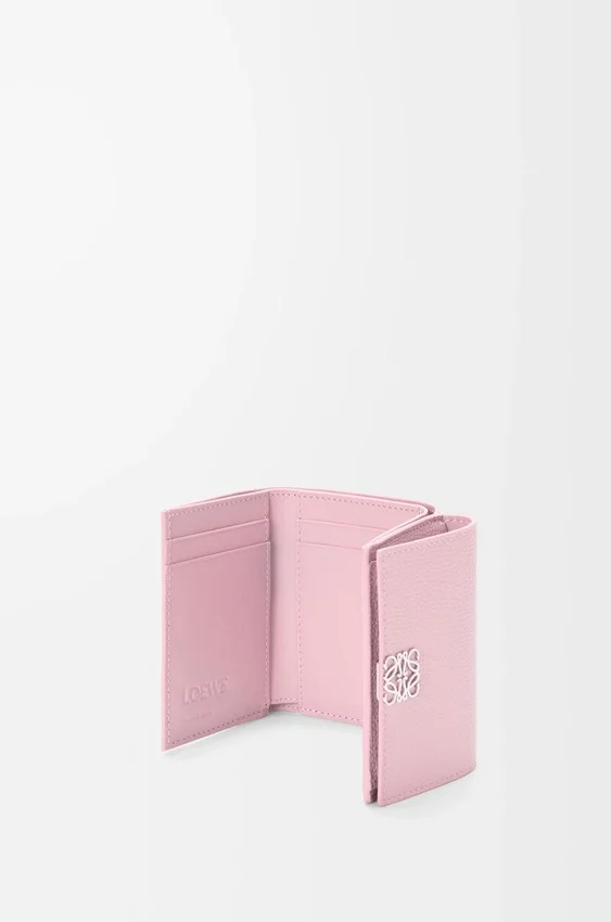 Anagram Trifold Wallet in Pebble Grained Calfskin Anagram Trifold Wallet in Pebble Grained Calfskin