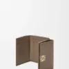 Anagram Trifold Wallet in Pebble Grained Calfskin