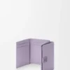Anagram Trifold Wallet in Pebble Grained Calfskin
