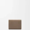 Anagram Trifold Wallet in Pebble Grained Calfskin