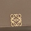 Anagram Trifold Wallet in Pebble Grained Calfskin