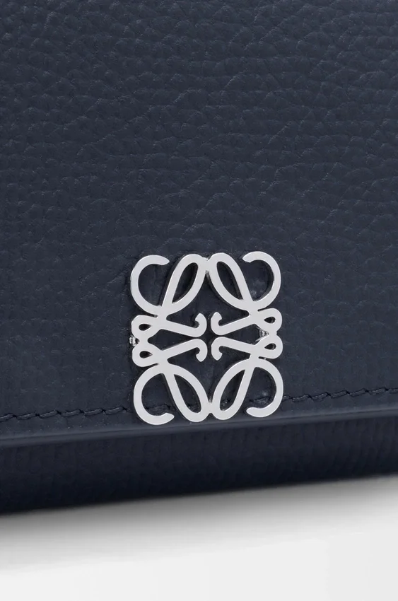 Anagram Trifold Wallet in Pebble Grained Calfskin Anagram Trifold Wallet in Pebble Grained Calfskin