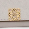 Anagram Trifold Wallet in Pebble Grained Calfskin Anagram Trifold Wallet in Pebble Grained Calfskin
