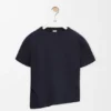Asymmetric T-Shirt in Cotton Blend Asymmetric T-Shirt in Cotton Blend